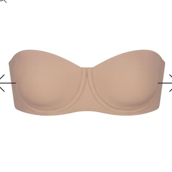 SKIMS Fits Everybody Strapless Bra Mica - Picture 1 of 2